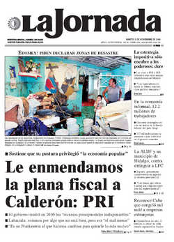 Portada de 2009/11/03. Seleccione para ir a esta edición. Portada de 2009/11/03. Seleccione para ir a esta edición.