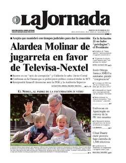 Portada de 2010/10/05. Seleccione para ir a esta edición. Portada de 2010/10/05. Seleccione para ir a esta edición.