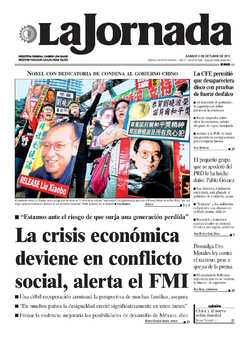 Portada de 2010/10/09. Seleccione para ir a esta edición. Portada de 2010/10/09. Seleccione para ir a esta edición.