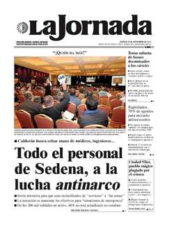 Portada de 2010/11/19. Seleccione para ir a esta edición. Portada de 2010/11/19. Seleccione para ir a esta edición.