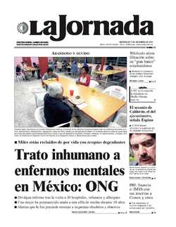 Portada de 2010/12/01. Seleccione para ir a esta edición. Portada de 2010/12/01. Seleccione para ir a esta edición.