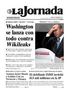 Portada de 2010/12/02. Seleccione para ir a esta edición. Portada de 2010/12/02. Seleccione para ir a esta edición.