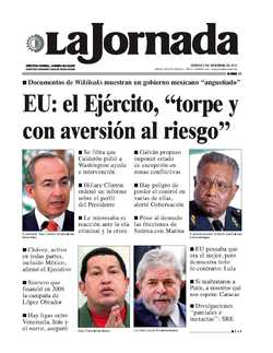 Portada de 2010/12/03. Seleccione para ir a esta edición. Portada de 2010/12/03. Seleccione para ir a esta edición.