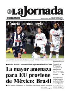 Portada de 2010/12/06. Seleccione para ir a esta edición. Portada de 2010/12/06. Seleccione para ir a esta edición.