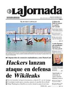 Portada de 2010/12/09. Seleccione para ir a esta edición. Portada de 2010/12/09. Seleccione para ir a esta edición.