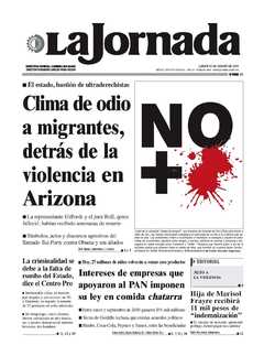 Portada de 2011/01/10. Seleccione para ir a esta edición. Portada de 2011/01/10. Seleccione para ir a esta edición.