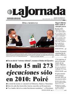 Portada de 2011/01/13. Seleccione para ir a esta edición. Portada de 2011/01/13. Seleccione para ir a esta edición.