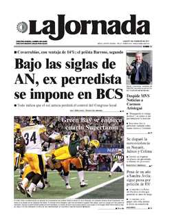 Portada de 2011/02/07. Seleccione para ir a esta edición. Portada de 2011/02/07. Seleccione para ir a esta edición.