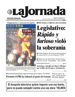 Portada de 2011/03/11. Seleccione para ir a esta edición. Portada de 2011/03/11. Seleccione para ir a esta edición.