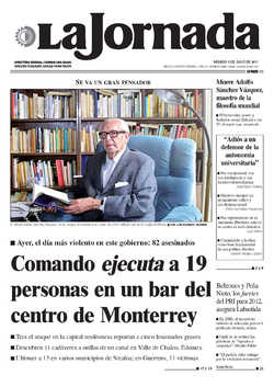 Portada de 2011/07/09. Seleccione para ir a esta edición. Portada de 2011/07/09. Seleccione para ir a esta edición.