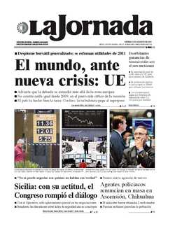 Portada de 2011/08/05. Seleccione para ir a esta edición. Portada de 2011/08/05. Seleccione para ir a esta edición.