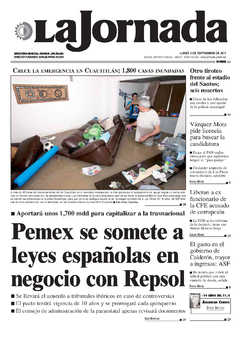 Portada de 2011/09/05. Seleccione para ir a esta edición. Portada de 2011/09/05. Seleccione para ir a esta edición.