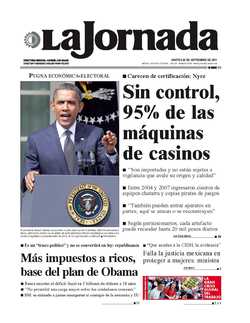 Portada de 2011/09/20. Seleccione para ir a esta edición. Portada de 2011/09/20. Seleccione para ir a esta edición.