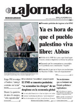 Portada de 2011/09/24. Seleccione para ir a esta edición. Portada de 2011/09/24. Seleccione para ir a esta edición.