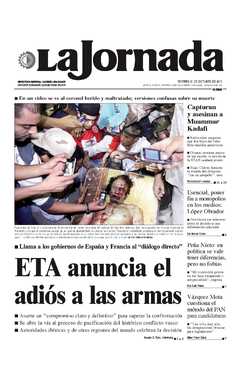 Portada de 2011/10/21. Seleccione para ir a esta edición. Portada de 2011/10/21. Seleccione para ir a esta edición.