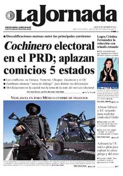 Portada de 2011/10/24. Seleccione para ir a esta edición. Portada de 2011/10/24. Seleccione para ir a esta edición.