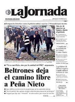 Portada de 2011/11/22. Seleccione para ir a esta edición. Portada de 2011/11/22. Seleccione para ir a esta edición.