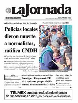 Portada de 2012/01/14. Seleccione para ir a esta edición. Portada de 2012/01/14. Seleccione para ir a esta edición.