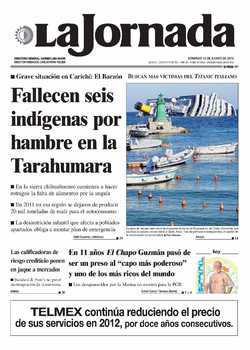 Portada de 2012/01/15. Seleccione para ir a esta edición. Portada de 2012/01/15. Seleccione para ir a esta edición.