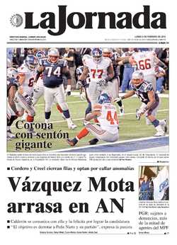 Portada de 2012/02/06. Seleccione para ir a esta edición. Portada de 2012/02/06. Seleccione para ir a esta edición.