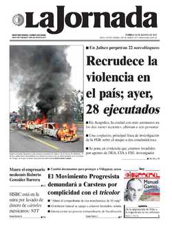 Portada de 2012/08/26. Seleccione para ir a esta edición. Portada de 2012/08/26. Seleccione para ir a esta edición.