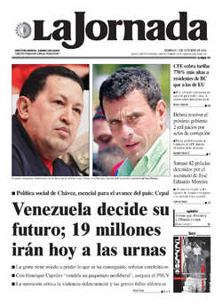 Portada de 2012/10/07. Seleccione para ir a esta edición. Portada de 2012/10/07. Seleccione para ir a esta edición.