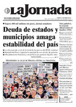 Portada de 2013/01/20. Seleccione para ir a esta edición. Portada de 2013/01/20. Seleccione para ir a esta edición.