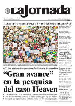 Portada de 2013/06/22. Seleccione para ir a esta edición.