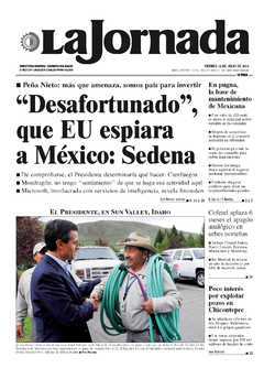 Portada de 2013/07/12. Seleccione para ir a esta edición. Portada de 2013/07/12. Seleccione para ir a esta edición.