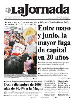 Portada de 2013/08/03. Seleccione para ir a esta edición.