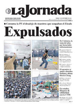 Portada de 2013/09/14. Seleccione para ir a esta edición. Portada de 2013/09/14. Seleccione para ir a esta edición.