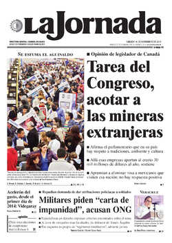 Portada de 2013/11/16. Seleccione para ir a esta edición. Portada de 2013/11/16. Seleccione para ir a esta edición.