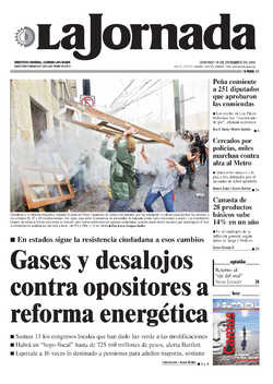 Portada de 2013/12/15. Seleccione para ir a esta edición. Portada de 2013/12/15. Seleccione para ir a esta edición.