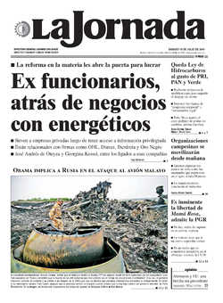 Portada de 2014/07/19. Seleccione para ir a esta edición. Portada de 2014/07/19. Seleccione para ir a esta edición.