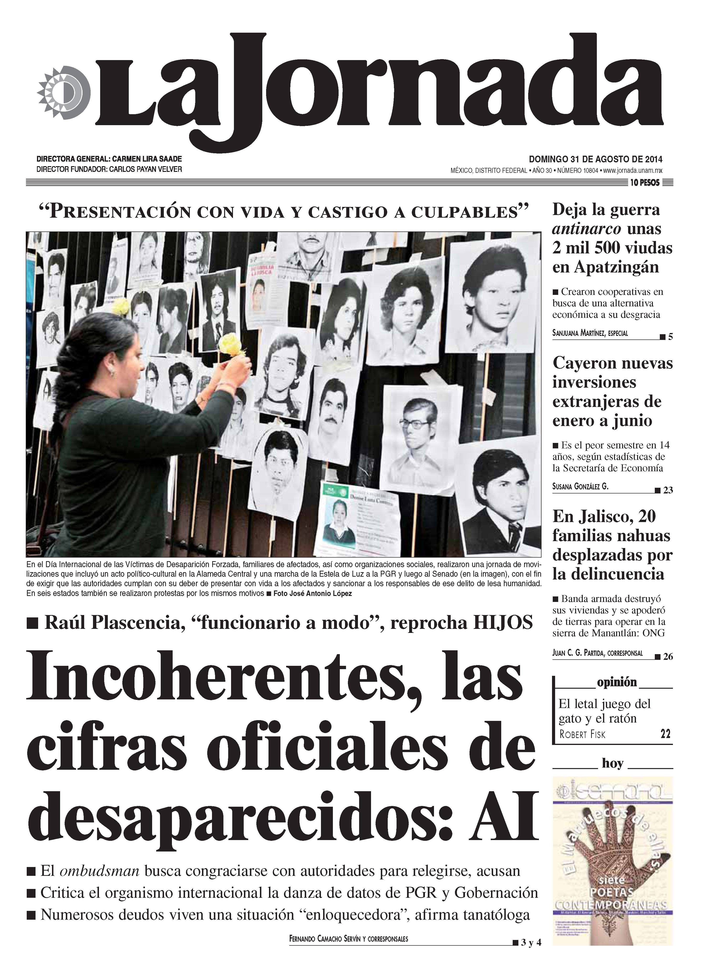 Portada de 2014/08/31. Seleccione para ir a esta edición. Portada de 2014/08/31. Seleccione para ir a esta edición.