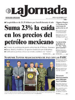 Portada de 2014/11/18. Seleccione para ir a esta edición. Portada de 2014/11/18. Seleccione para ir a esta edición.