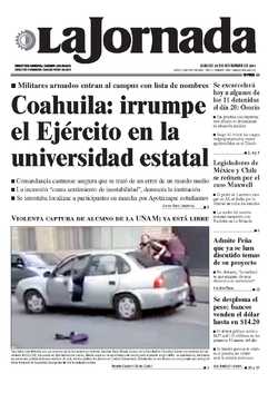 Portada de 2014/11/29. Seleccione para ir a esta edición. Portada de 2014/11/29. Seleccione para ir a esta edición.