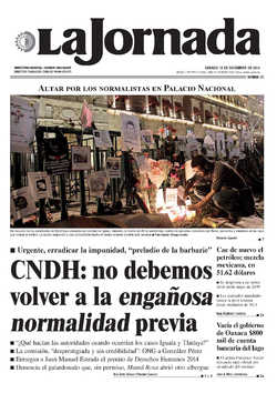 Portada de 2014/12/13. Seleccione para ir a esta edición. Portada de 2014/12/13. Seleccione para ir a esta edición.