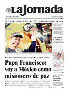 Portada de 2016/02/08. Seleccione para ir a esta edición. Portada de 2016/02/08. Seleccione para ir a esta edición.