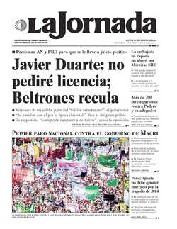 Portada de 2016/02/25. Seleccione para ir a esta edición. Portada de 2016/02/25. Seleccione para ir a esta edición.