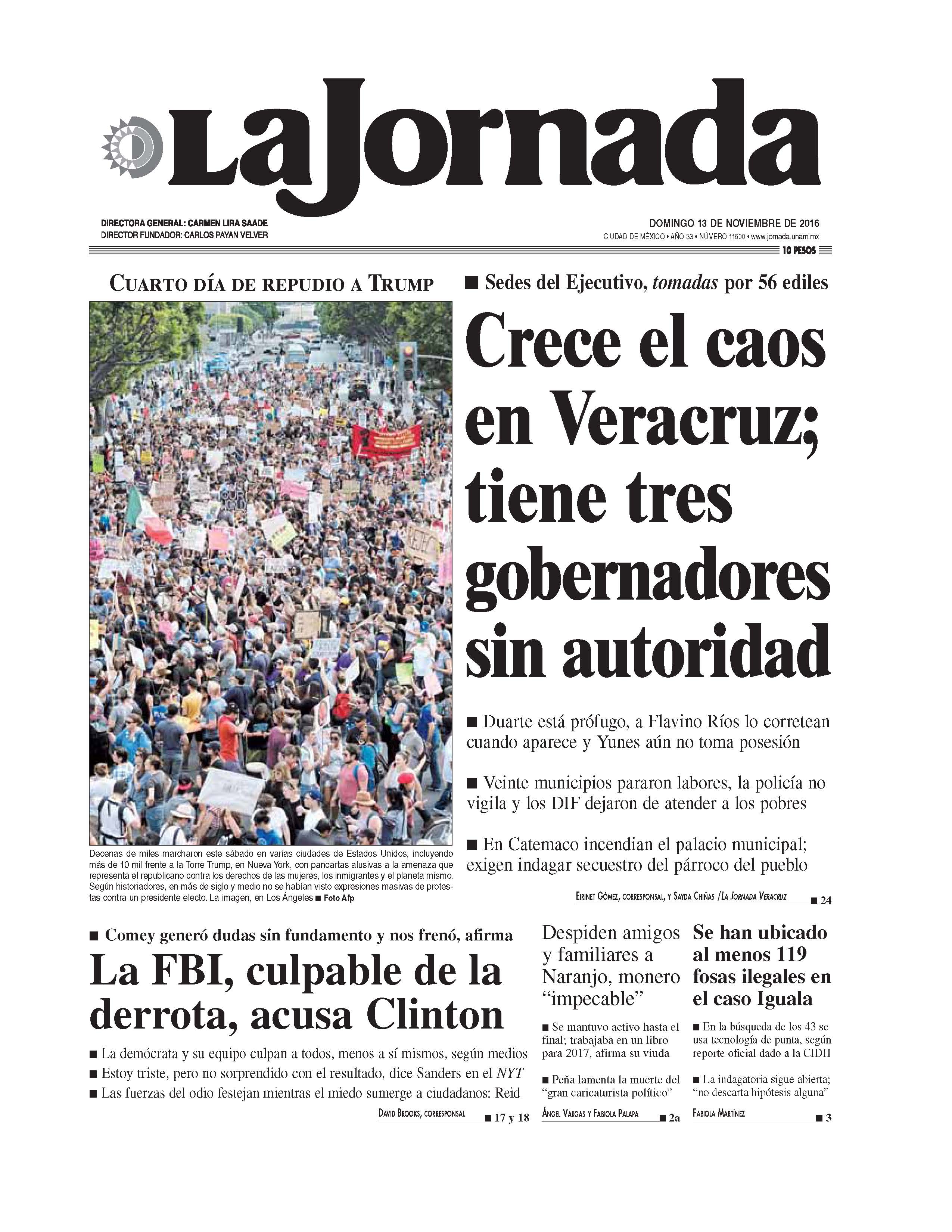 Portada de 2016/11/13. Seleccione para ir a esta edición. Portada de 2016/11/13. Seleccione para ir a esta edición.