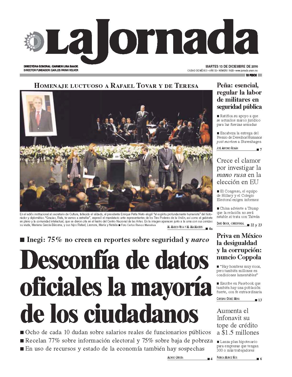 Portada de 2016/12/13. Seleccione para ir a esta edición. Portada de 2016/12/13. Seleccione para ir a esta edición.