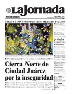 Portada de 2017/04/03. Seleccione para ir a esta edición. Portada de 2017/04/03. Seleccione para ir a esta edición.