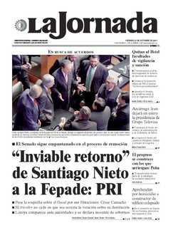 Portada de 2017/10/27. Seleccione para ir a esta edición. Portada de 2017/10/27. Seleccione para ir a esta edición.