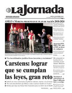 Portada de 2017/11/21. Seleccione para ir a esta edición. Portada de 2017/11/21. Seleccione para ir a esta edición.