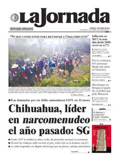 Portada de 2018/01/07. Seleccione para ir a esta edición. Portada de 2018/01/07. Seleccione para ir a esta edición.