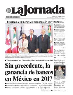 Portada de 2018/02/03. Seleccione para ir a esta edición. Portada de 2018/02/03. Seleccione para ir a esta edición.