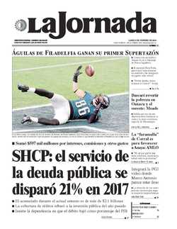 Portada de 2018/02/05. Seleccione para ir a esta edición. Portada de 2018/02/05. Seleccione para ir a esta edición.