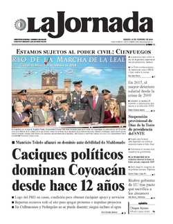 Portada de 2018/02/10. Seleccione para ir a esta edición. Portada de 2018/02/10. Seleccione para ir a esta edición.