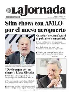 Portada de 2018/04/17. Seleccione para ir a esta edición. Portada de 2018/04/17. Seleccione para ir a esta edición.